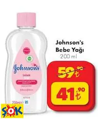 JOHNSON'S BEBE YAĞI 200 ML JOHNSON'S BEBE YAĞI 200 ML